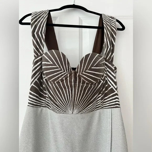 Michel Laperle silver dress size 6 - Picture 4 of 9